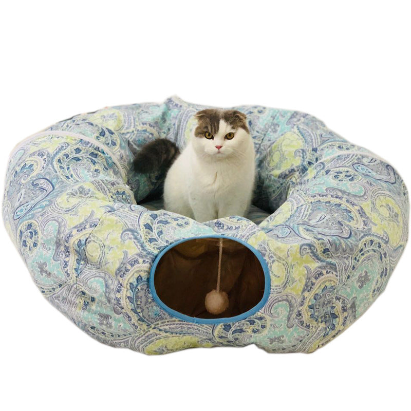PurrLuxe - The Original Foldable Cat Tunnel Bed - purrluxe-store